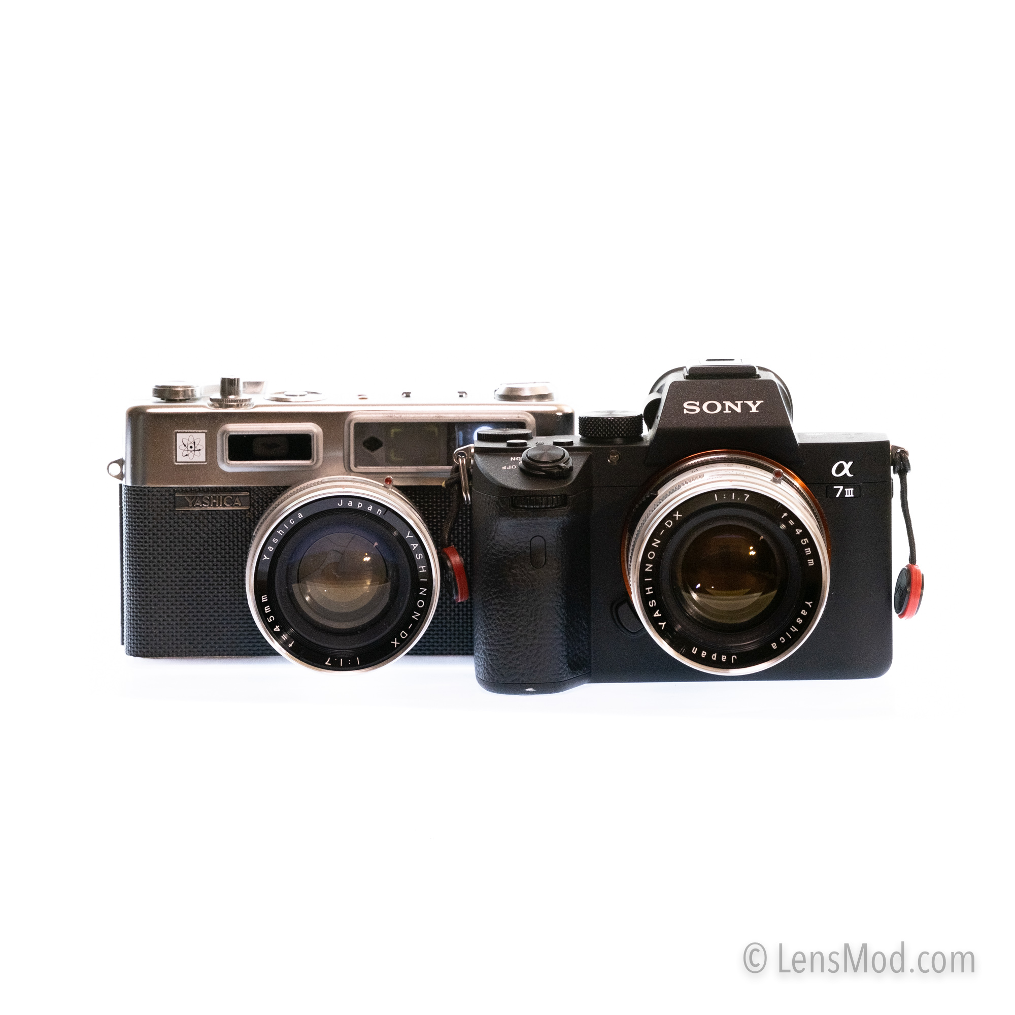 Yashica Electro 35 GSN Yashinon 45mm F1.7 Mod. Lens for Sony E, FE