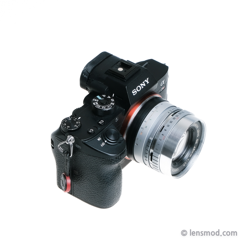 Canon Canonet QL17 45mm F1.7 Modified(Conv'd) Classic Lens for