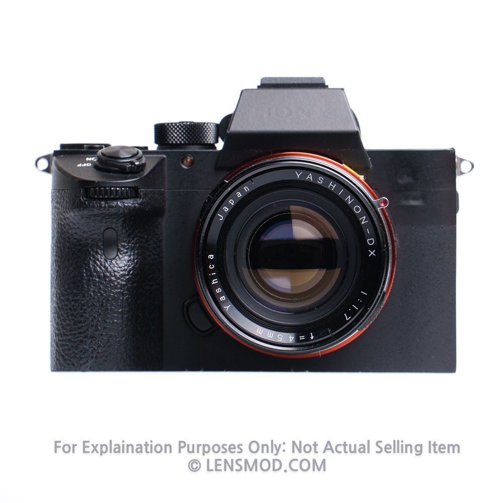 Yashica Electro 35 GTN Yashinon 45mm F1.7 Modified Lens for Sony E