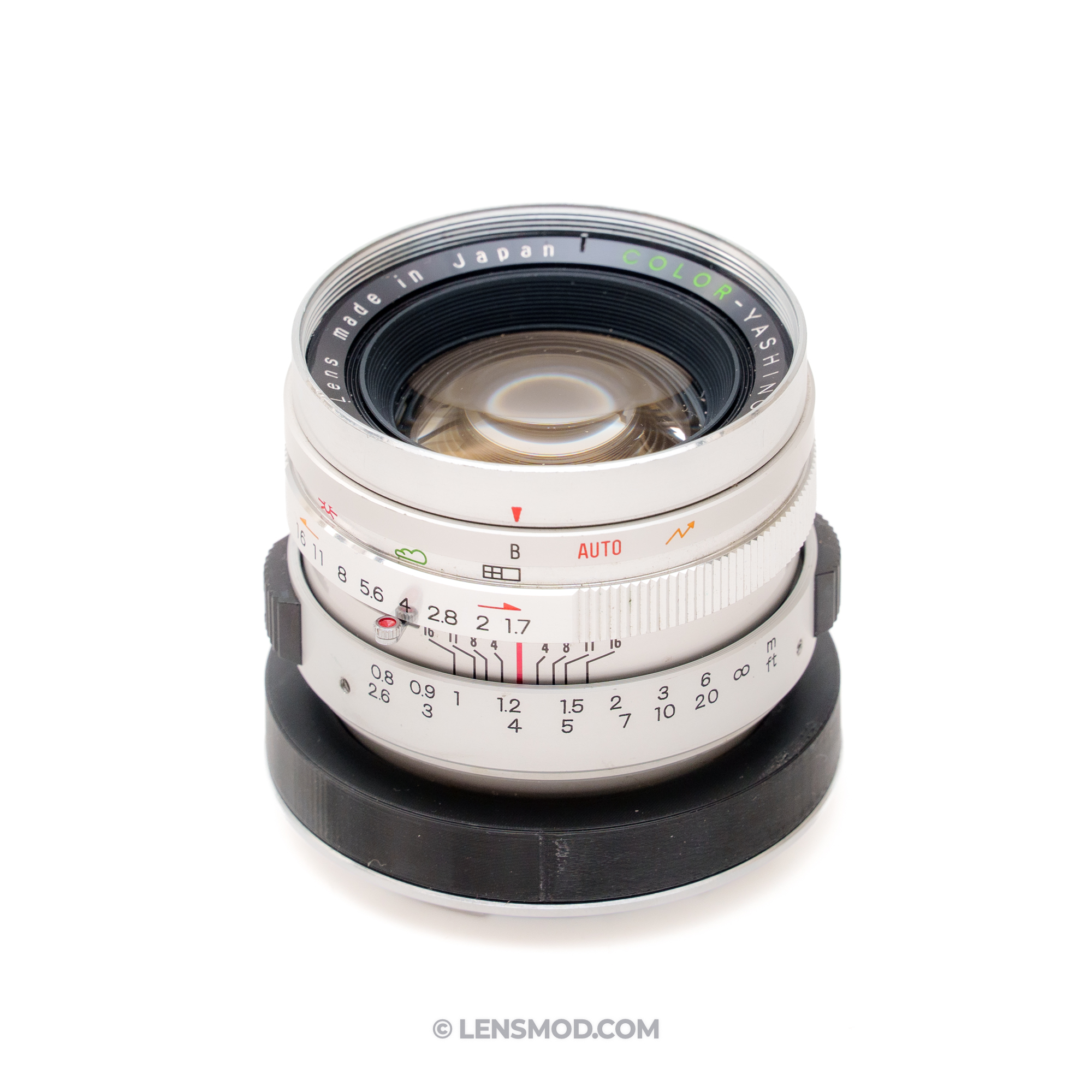 Yashinon DX 45mm f/1.7 Silver Modified to Nikon Z-Mount