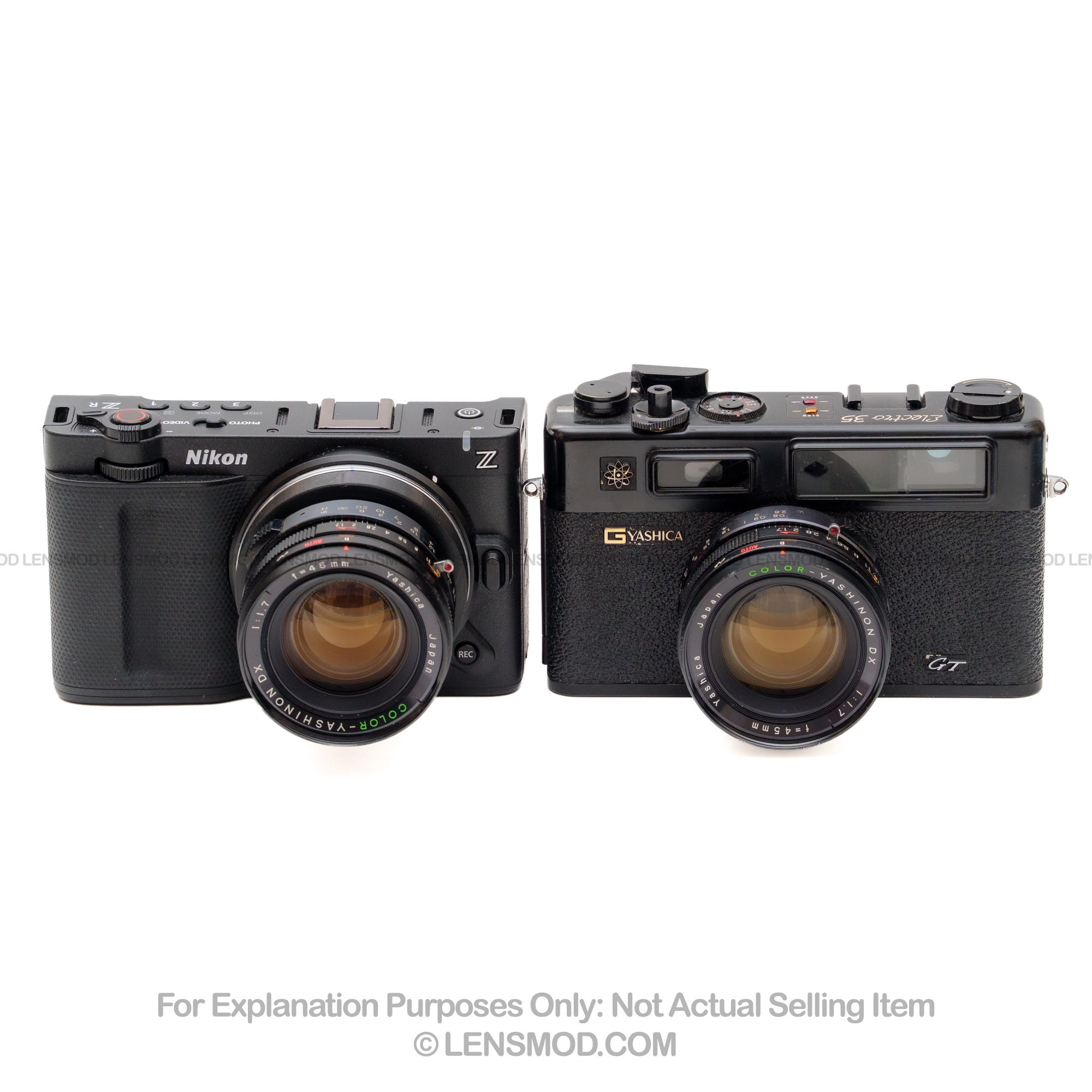 Yashinon DX 45mm f/1.7 Black Modified to Nikon Z-Mount - Image 10